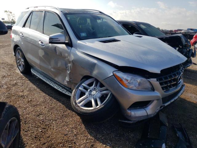 4JGDA5HB0FA597554 - 2015 MERCEDES-BENZ ML 350 4MATIC SILVER photo 4
