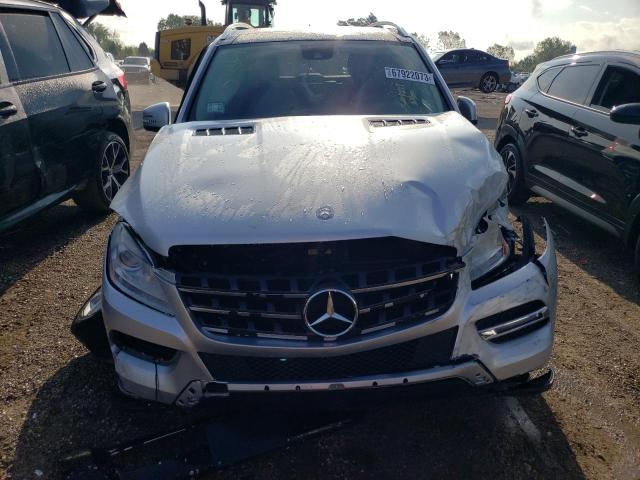 4JGDA5HB0FA597554 - 2015 MERCEDES-BENZ ML 350 4MATIC SILVER photo 5
