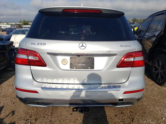 4JGDA5HB0FA597554 - 2015 MERCEDES-BENZ ML 350 4MATIC SILVER photo 6