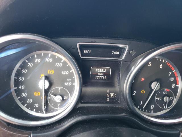 4JGDA5HB0FA597554 - 2015 MERCEDES-BENZ ML 350 4MATIC SILVER photo 9