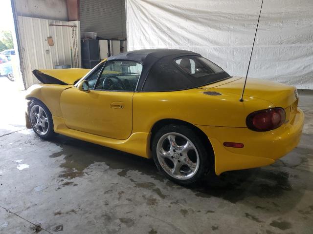 JM1NB353120223395 - 2002 MAZDA MX-5 MIATA BASE YELLOW photo 2