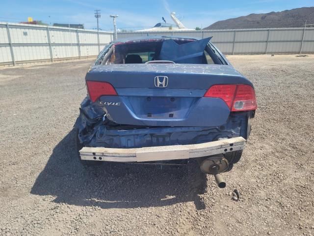 1HGFA16518L038414 - 2008 HONDA CIVIC LX BLUE photo 6