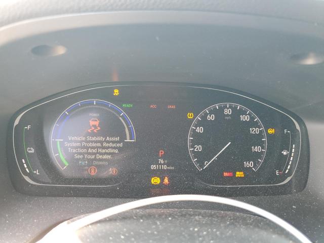 19XZE4F55ME011642 - 2021 HONDA INSIGHT EX GRAY photo 9