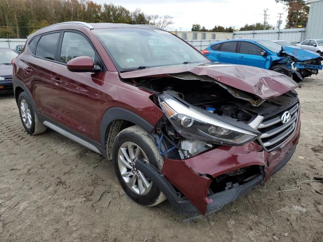 KM8J3CA49HU455461 - 2017 HYUNDAI TUCSON LIMITED BURGUNDY photo 4