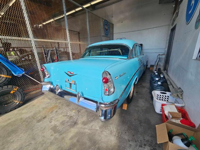 VC56L037826 - 1956 CHEVROLET BEL AIR BLUE photo 4