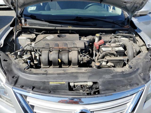 3N1AB7AP5EY290352 - 2014 NISSAN SENTRA S SILVER photo 11