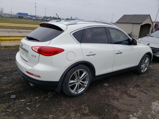 JN1BJ0HR9DM481666 - 2013 INFINITI EX37 BASE WHITE photo 3