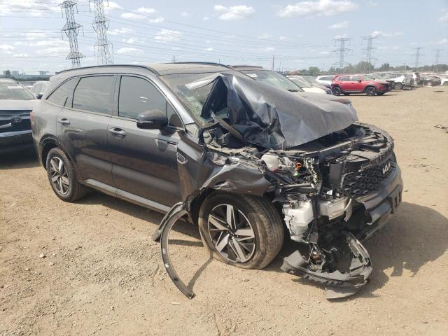 5XYRL4LC7PG187351 - 2023 KIA SORENTO S GRAY photo 4