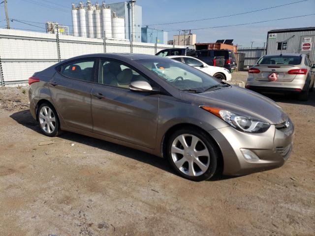 5NPDH4AE0BH005829 - 2011 HYUNDAI ELANTRA GLS BEIGE photo 4