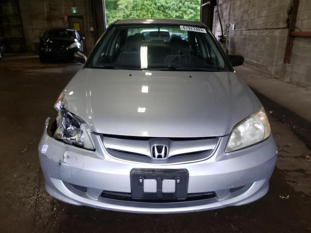 2HGES16374H918452 - 2004 HONDA CIVIC DX VP SILVER photo 5