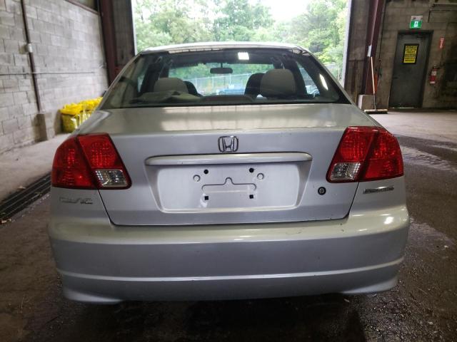2HGES16374H918452 - 2004 HONDA CIVIC DX VP SILVER photo 6