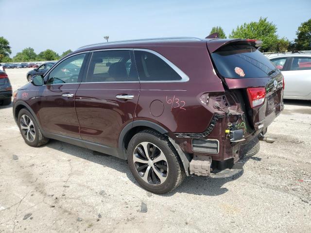5XYPH4A50JG346425 - 2018 KIA SORENTO EX BURGUNDY photo 2