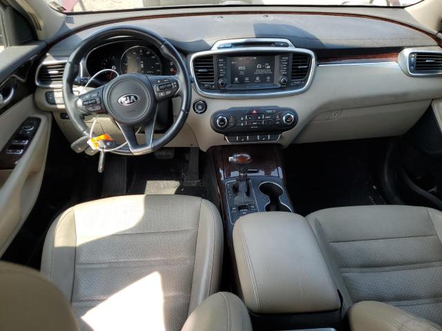 5XYPH4A50JG346425 - 2018 KIA SORENTO EX BURGUNDY photo 8