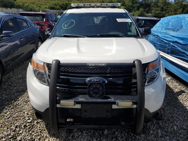 1FM5K8AR7EGC02047 - 2014 FORD EXPLORER POLICE INTERCEPTOR WHITE photo 5