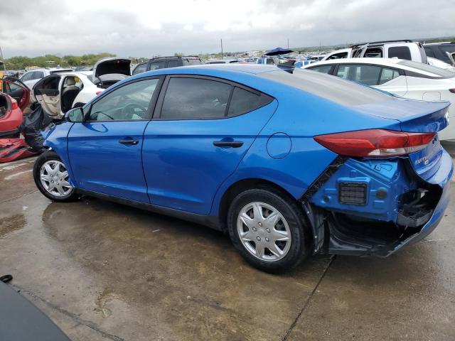 KMHD74LF9HU082928 - 2017 HYUNDAI ELANTRA SE BLUE photo 2