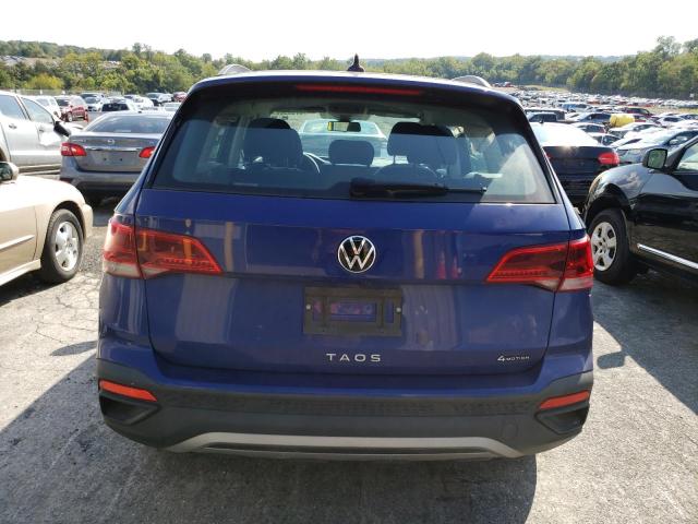 3VVMX7B2XNM074911 - 2022 VOLKSWAGEN TAOS S BLUE photo 6