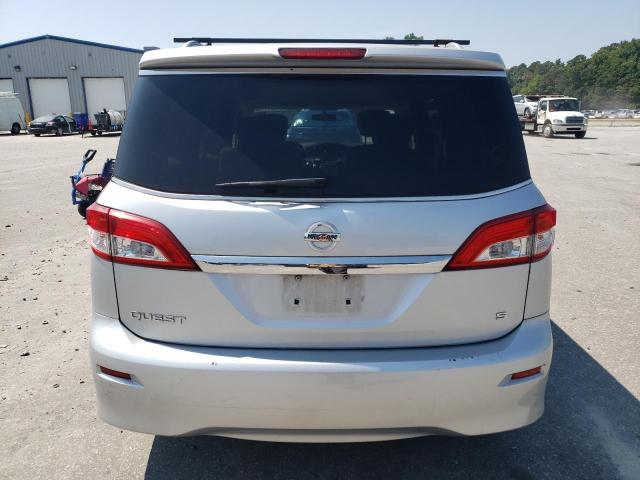 JN8AE2KP7C9049289 - 2012 NISSAN QUEST S SILVER photo 6