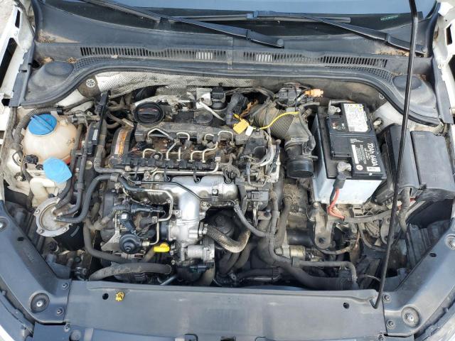3VWLL7AJ8EM370750 - 2014 VOLKSWAGEN JETTA TDI WHITE photo 11