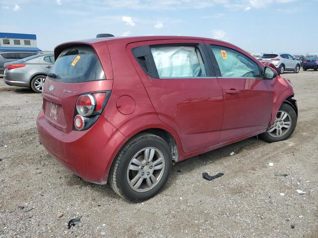 1G1JC6SH5F4151878 - 2015 CHEVROLET SONIC LT RED photo 3