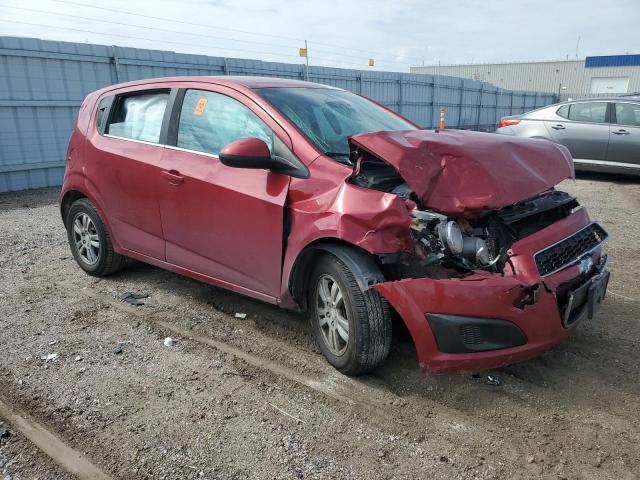 1G1JC6SH5F4151878 - 2015 CHEVROLET SONIC LT RED photo 4