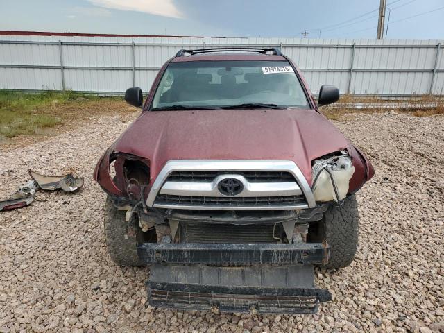 JTEBU14R668055005 - 2006 TOYOTA 4RUNNER SR5 MAROON photo 5