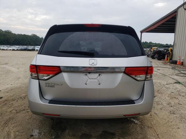 5FNRL5H62FB056066 - 2015 HONDA ODYSSEY EXL SILVER photo 6