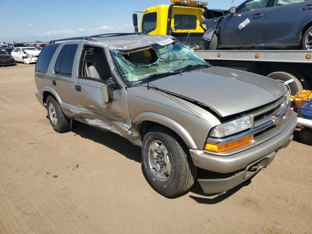 1GNDT13X94K163206 - 2004 CHEVROLET BLAZER BEIGE photo 4