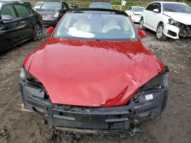 5YJSA1E28JF291579 - 2018 TESLA MODEL S أحمر صورة 5