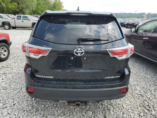 5TDDKRFH2ES067507 - 2014 TOYOTA HIGHLANDER LIMITED BLACK photo 6