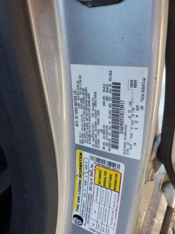 3FA6P0K95FR129917 - 2015 FORD FUSION TITANIUM SILVER photo 12