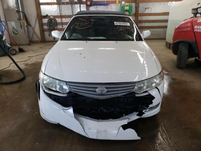 2T1FF28P82C587143 - 2002 TOYOTA CAMRY SOLA SE WHITE photo 5