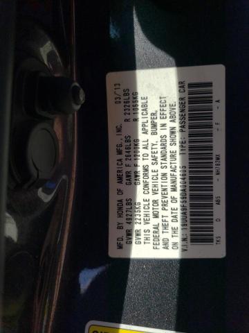 19UUA9F59DA004605 - 2013 ACURA TL TECH CHARCOAL photo 12