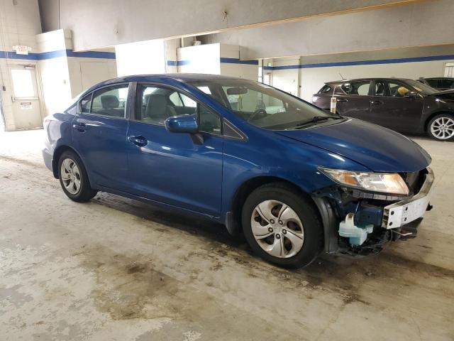 2HGFB2F58EH545306 - 2014 HONDA CIVIC LX BLUE photo 4