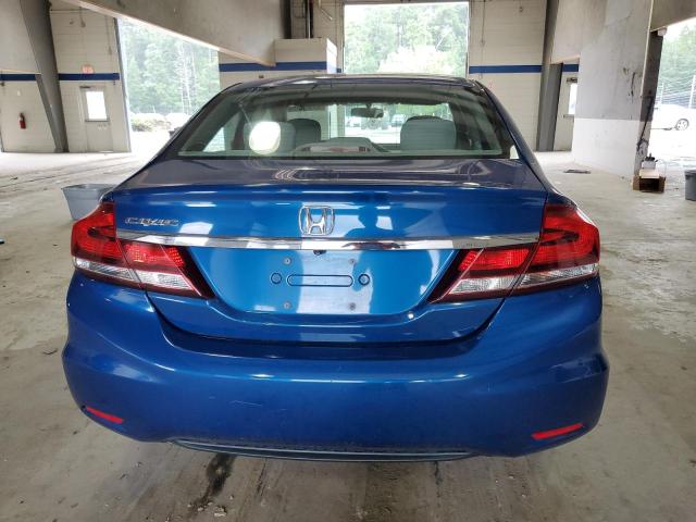 2HGFB2F58EH545306 - 2014 HONDA CIVIC LX BLUE photo 6