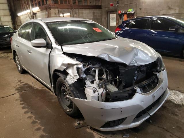 3N1AB7AP1KY304954 - 2019 NISSAN SENTRA S SILVER photo 4