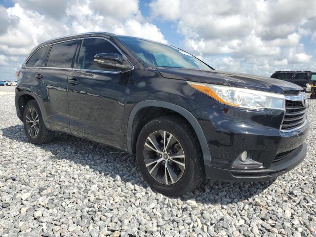 5TDKKRFH1GS138237 - 2016 TOYOTA HIGHLANDER XLE Чорний фото 4