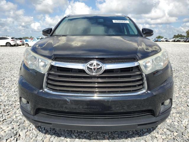 5TDKKRFH1GS138237 - 2016 TOYOTA HIGHLANDER XLE Чорний фото 5