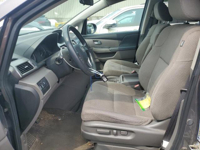 5FNRL5H40FB007110 - 2015 HONDA ODYSSEY EX GRAY photo 7