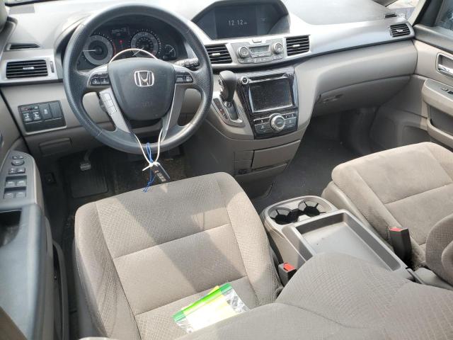 5FNRL5H40FB007110 - 2015 HONDA ODYSSEY EX GRAY photo 8