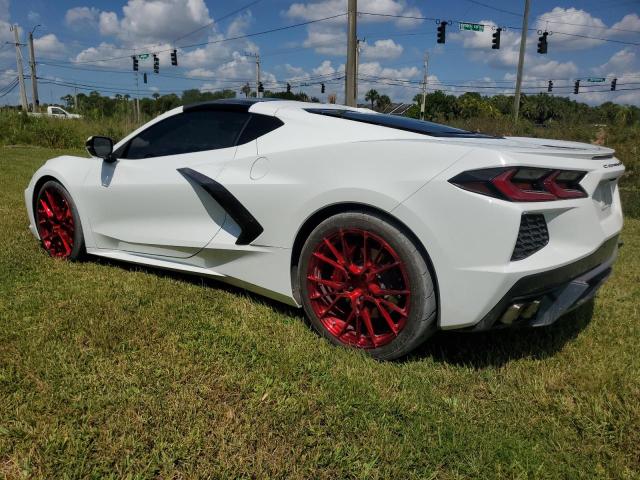 1G1Y72D40L5100820 - 2020 CHEVROLET CORVETTE STINGRAY 2LT WHITE photo 2