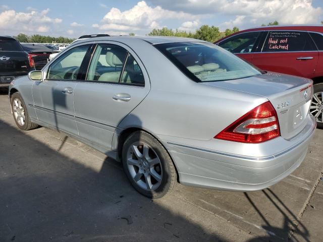 WDBRF54J17A921149 - 2007 MERCEDES-BENZ C 280 SILVER photo 2