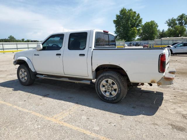 1N6ED27T0YC336258 - 2000 NISSAN FRONTIER CREW CAB XE WHITE photo 2