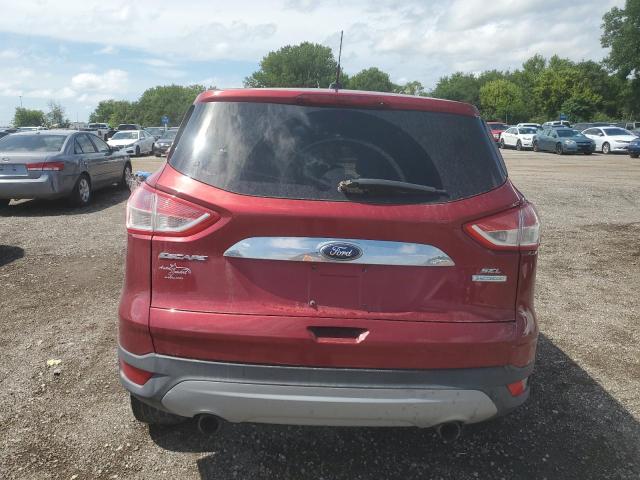 1FMCU0HX8DUA80936 - 2013 FORD ESCAPE SEL BURGUNDY photo 6