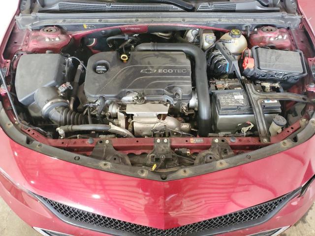1G1ZE5STXHF282565 - 2017 CHEVROLET MALIBU LT BURGUNDY photo 11