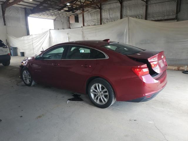 1G1ZE5STXHF282565 - 2017 CHEVROLET MALIBU LT BURGUNDY photo 2