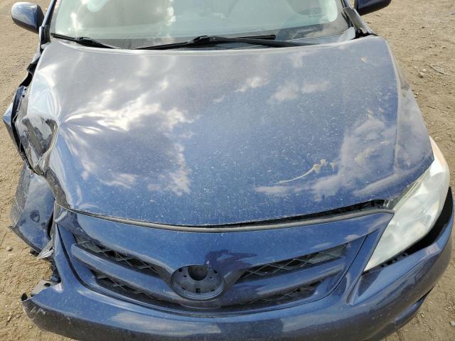 5YFBU4EE1CP060291 - 2012 TOYOTA COROLLA BASE Bleu photo 11