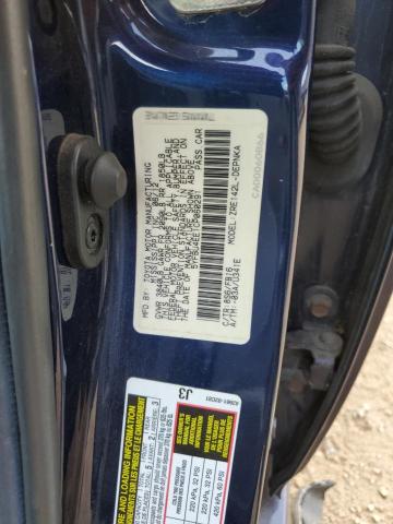 5YFBU4EE1CP060291 - 2012 TOYOTA COROLLA BASE Bleu photo 12