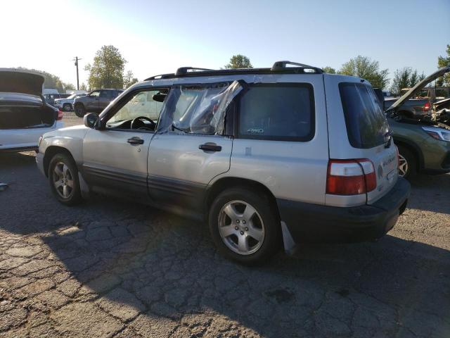 JF1SF65671H761026 - 2001 SUBARU FORESTER S ვერცხლისფერი ფოტო 2