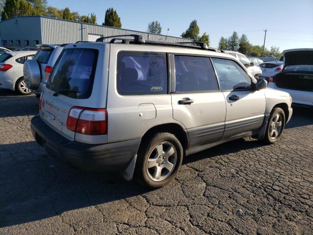 JF1SF65671H761026 - 2001 SUBARU FORESTER S ვერცხლისფერი ფოტო 3