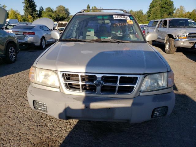 JF1SF65671H761026 - 2001 SUBARU FORESTER S ვერცხლისფერი ფოტო 5